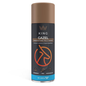 Camoscina Spray Rinnova Colore e Impermeabilizza Camoscio e Nubuck Wilbra Gazel